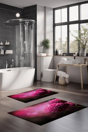 Mijölnir Juego de alfombrillas de baño CT-5121, 2 piezas, Multicolor